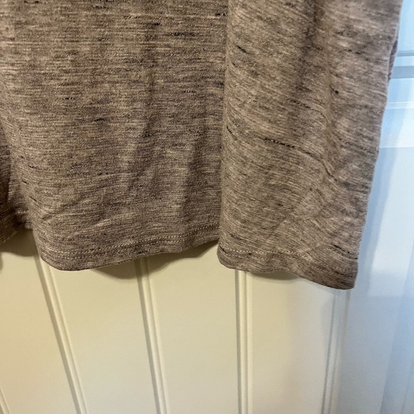 Nordstrom Socialite Dress Size Large Heather Mauve ‎ High Neck Knit Swing - Picture 8 of 9